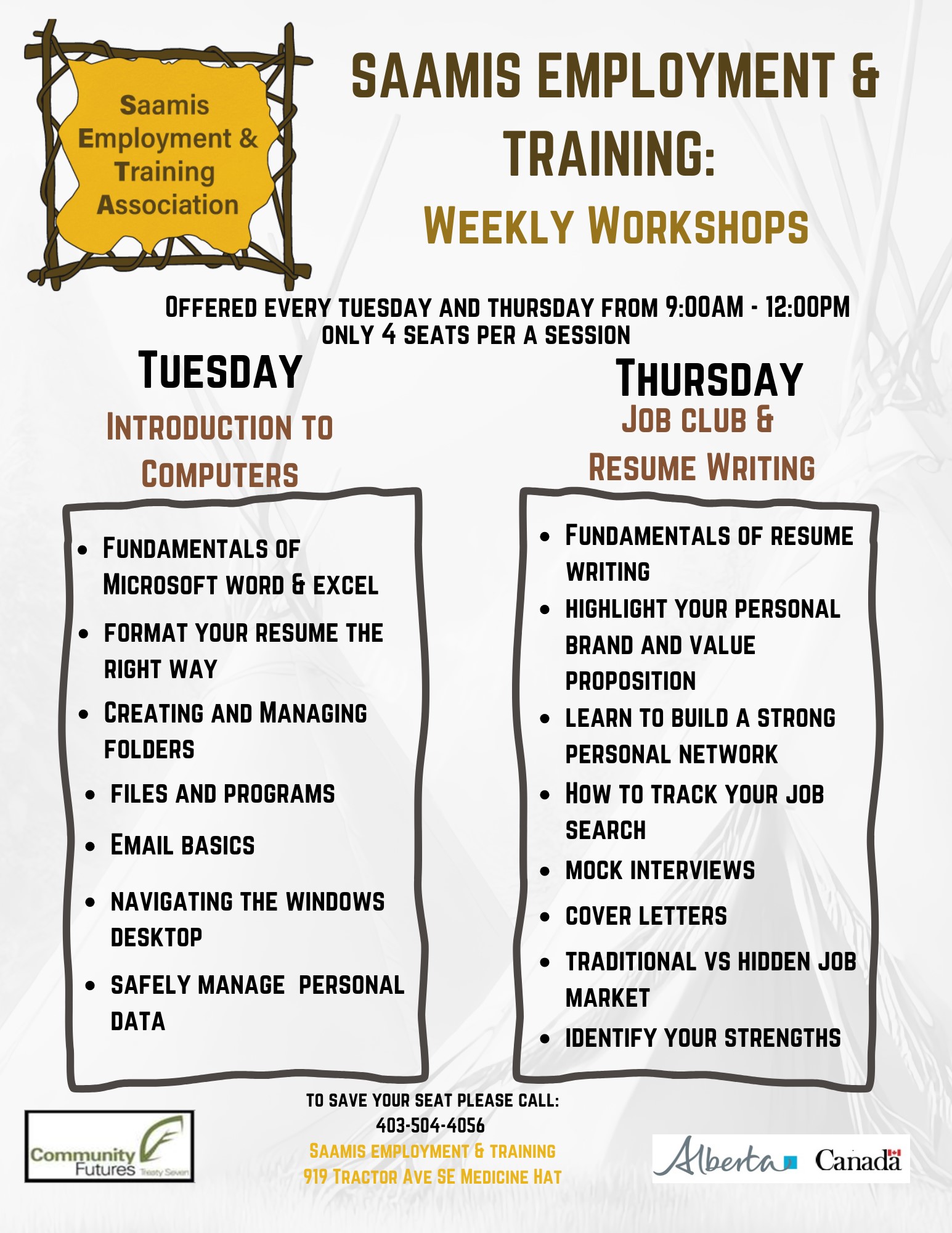 Saamis Employment class 1 truck driver training